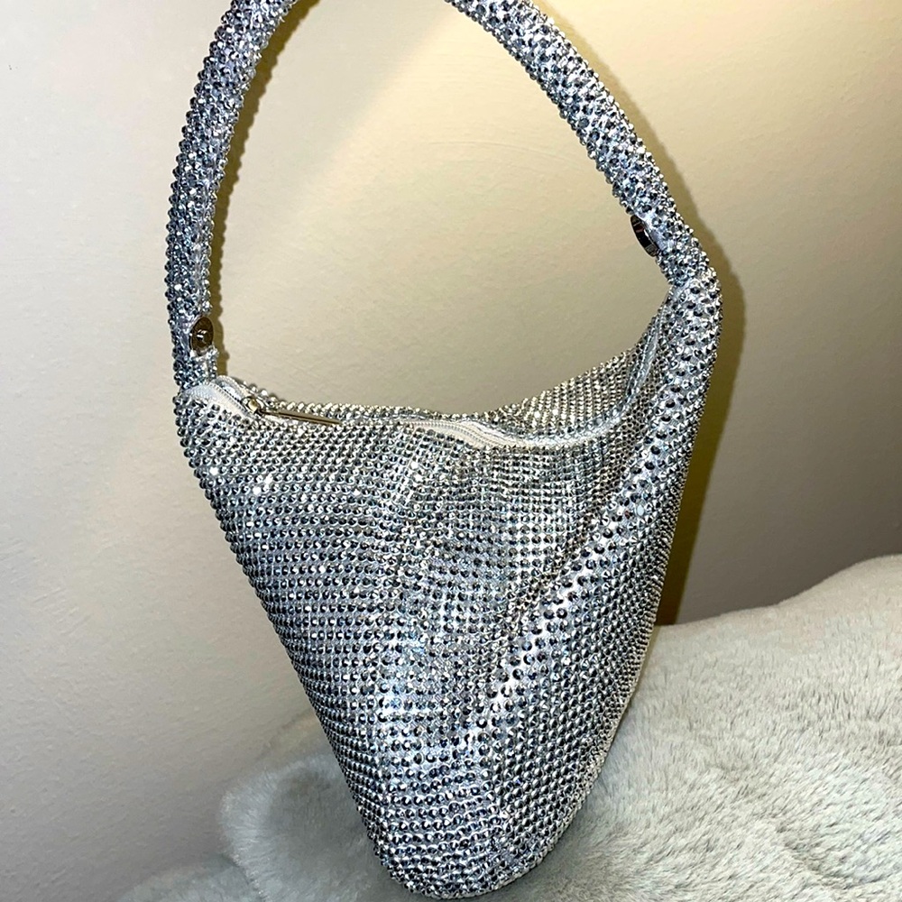 Silver handbag